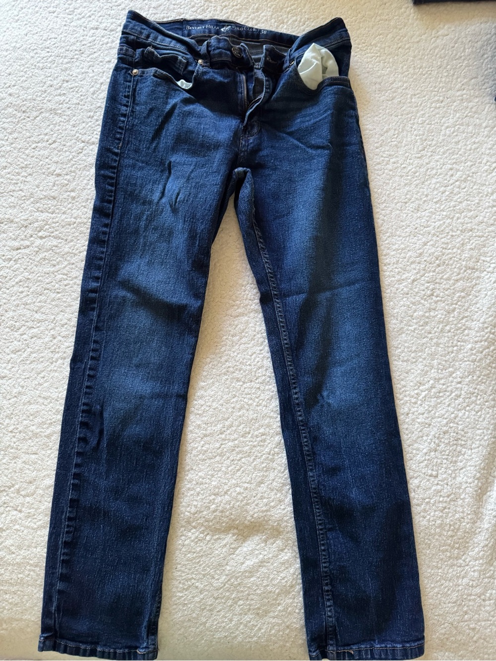 Dark Blue men’s Straight-Leg Jeans